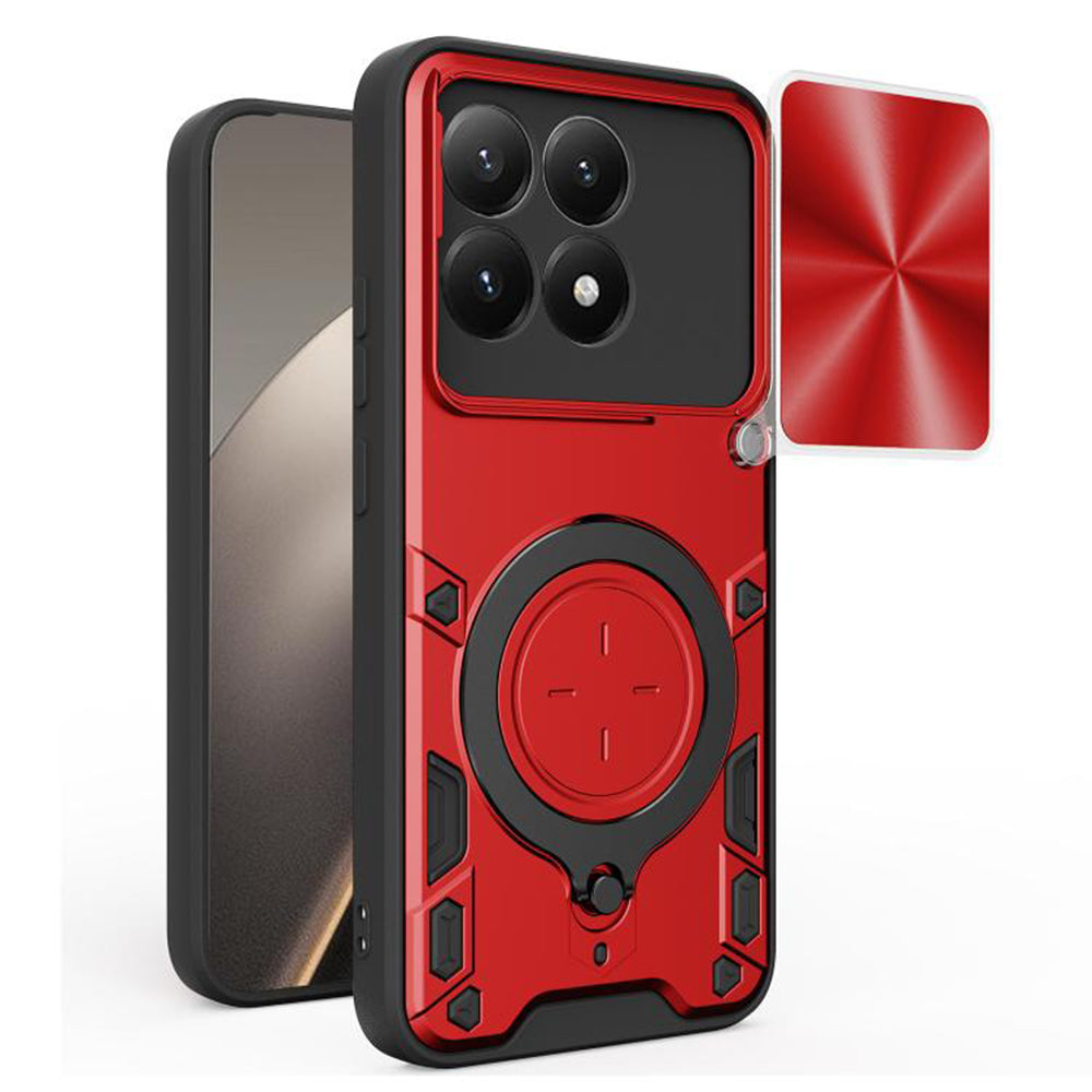 Techsuit Custodia per Xiaomi 15T, Techsuit, CamGuard Pro, Rossa