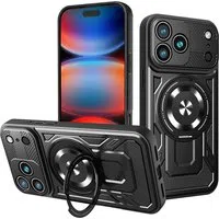 Custodia per Apple iPhone 17 Pro Max, Techsuit, RuggedCam, Nera — 3