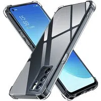 Custodia per Oppo Reno6 5G, Techsuit, Shockproof Clear, Trasparente — 3
