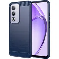 Custodia per Oppo A80, Techsuit, Carbonio, Blu — 3