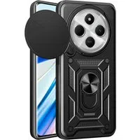 Custodia per Xiaomi Poco C75 / Redmi 14C, Techsuit, CamShield, Nera — 3