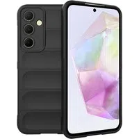 Custodia per Samsung Galaxy A35 5G A356, Techsuit, Magic Shield, Nera — 3