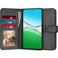 Custodia per Oppo A5 4G, Techsuit, Diary Book, Nera — 3