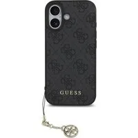 Custodia MagSafe per Apple iPhone 17, Guess, 4G Charm Cradle, Nera — 3