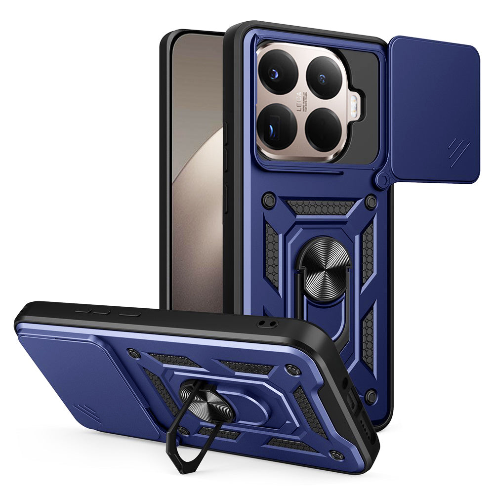 Techsuit Custodia per Xiaomi 15T Pro, Techsuit, CamShield, Blu