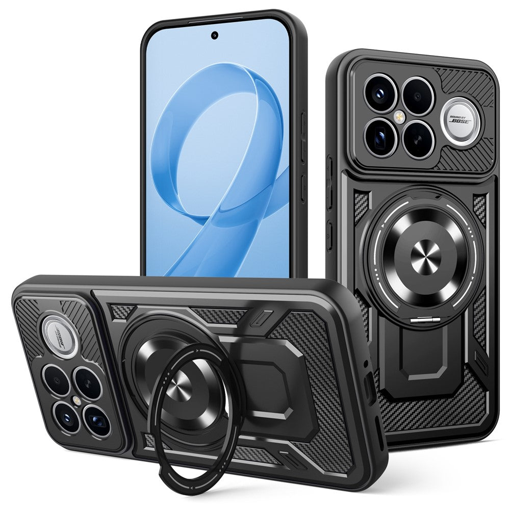 Custodia per Xiaomi Poco F8 Ultra, Techsuit, RuggedCam, Nera