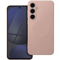 Custodia MagSafe per Samsung Galaxy A56 A566, OEM, Silicone Mag, Rosa — 3