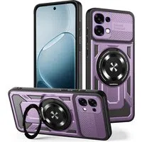 Custodia per Oppo A6 Pro 5G / A6 Pro 4G, Techsuit, RuggedCam, Viola — 3