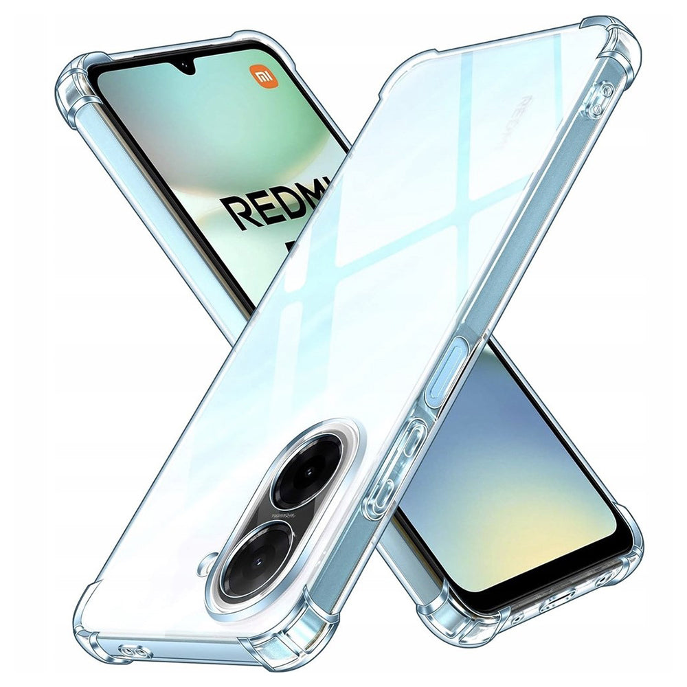 Custodia per Xiaomi Redmi A5 4G (Standard), Techsuit, Shockproof Clear, Trasparente