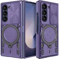 Custodia per Samsung Galaxy Z Fold6 F956, Techsuit, CamGuard Pro, Viola — 3
