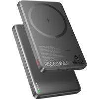 Batteria Esterna Wireless HOCO Q26, 5000mAh, 20W, PD + FQI, 1 x QI - 1 x USB-C, Grigio — 3