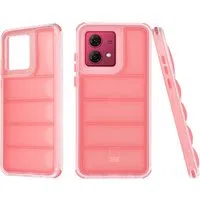 Custodia per Motorola Moto G84, Techsuit, Wave Shield, Rossa — 3