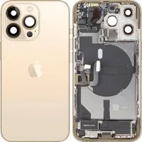 Copri Batteria Apple iPhone 13 Pro, Con Scocca Centrale, Parti Complete, Oro, Swap Premium — 3