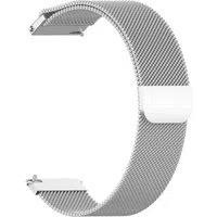 Cinturino Techsuit W009 per Samsung Galaxy Watch / Huawei Watch Series, 20mm, Argento — 3