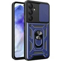 Custodia per Samsung Galaxy A55 5G A556, Techsuit, CamShield, Blu — 3