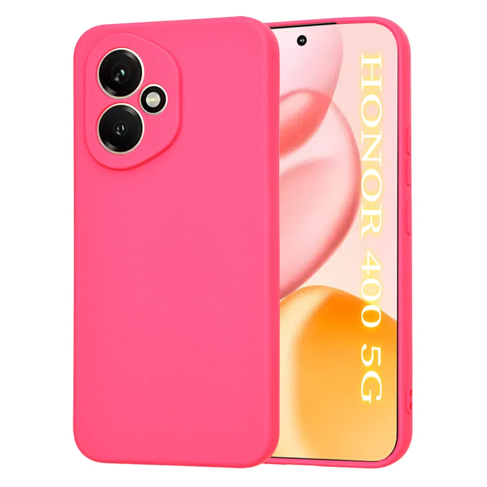 Custodia per Honor 400, Techsuit, SoftFlex, Rosa Scuro — 2