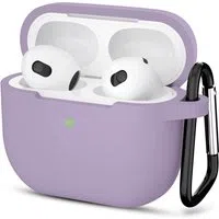 Custodia Techsuit Silicone per Apple AirPods 3, Viola — 3