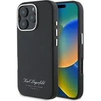 Custodia per Apple iPhone 16 Pro, Karl Lagerfeld, RSG, Nera — 3
