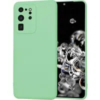 Custodia per Samsung Galaxy S20 Ultra 5G G988 / S20 Ultra G988, Techsuit, SoftFlex, Verde Chiaro — 3
