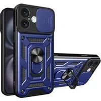 Custodia per Apple iPhone 16 Plus, Techsuit, CamShield, Blu — 3