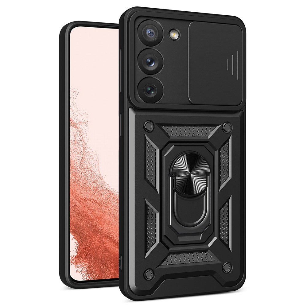 Techsuit Custodia per Samsung Galaxy S23+ S916, Techsuit, CamShield, Nera