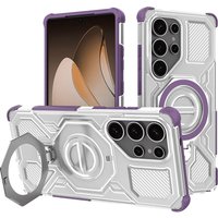 Techsuit Custodia per Samsung Galaxy S25 Ultra S938, Techsuit, Carbon Shield Pro, Viola — 2
