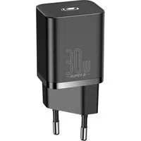 Caricatore di rete Baseus Super Si, 30W, 3A, 1 x USB-C, nero CCSUP-J01 — 3