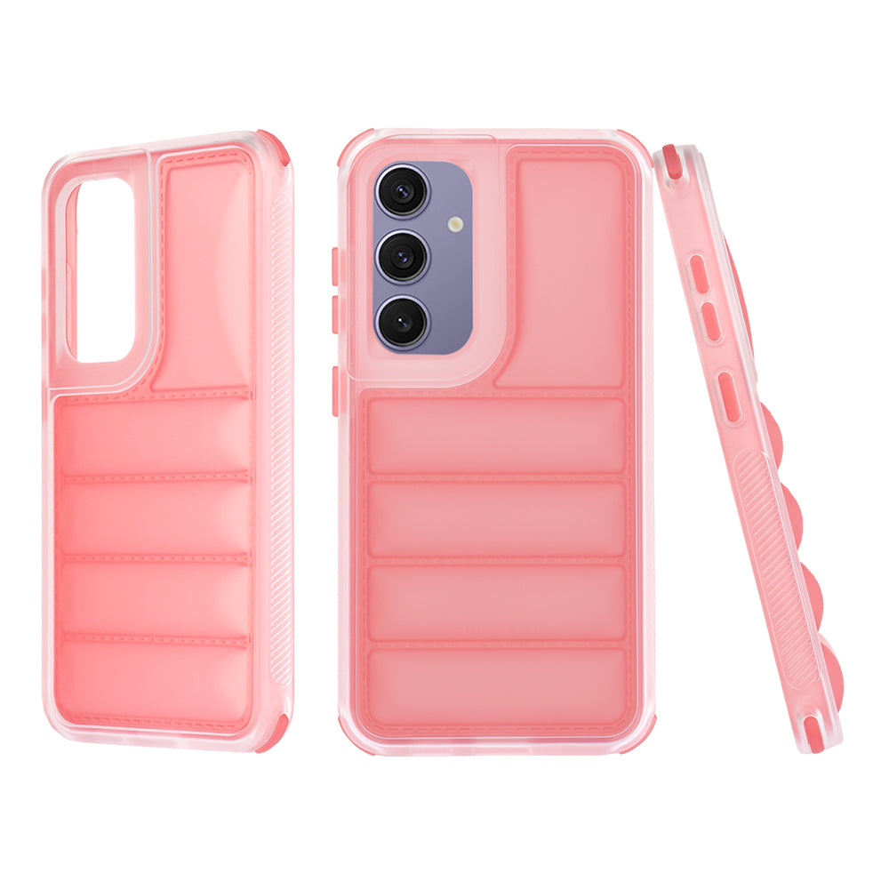 Techsuit Custodia per Samsung Galaxy S24+ S926, Techsuit, Wave Shield, Rossa