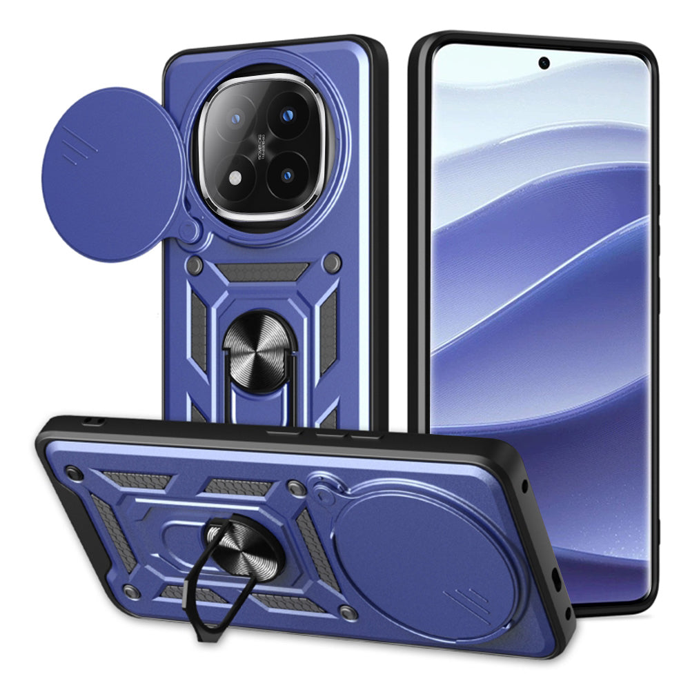 Custodia per Xiaomi Redmi Note 14 Pro+ 5G, Techsuit, CamShield, Blu