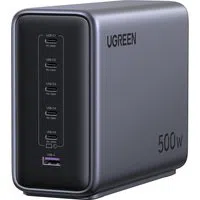 Caricabatterie Stazione UGREEN Nexode X759 (55550B), 500W, 5A, 1 x USB-A - 5 x USB-C, Grigio — 3