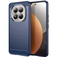 Custodia per Xiaomi Redmi Note 15 Pro 4G, Techsuit, Carbonio, Blu — 3