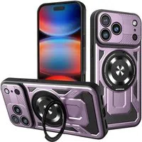 Custodia per Apple iPhone 17 Pro Max, Techsuit, RuggedCam, Viola — 3