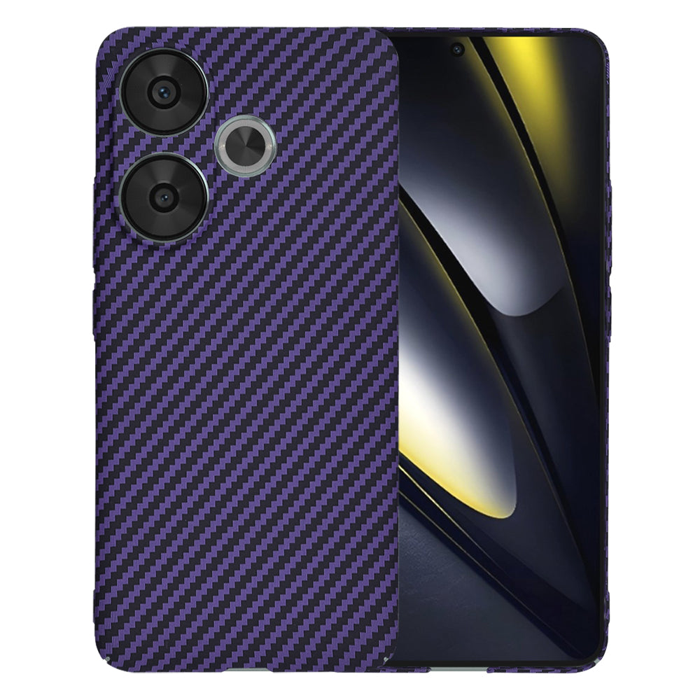Techsuit Custodia per Xiaomi Poco F6, Techsuit, Carbonite FiberShell, Viola