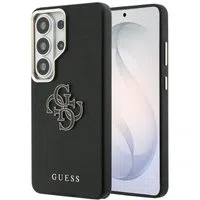 Custodia per Samsung Galaxy S26 Ultra S948, Guess, 4G Grained Big and Classic Logo, Nera — 3