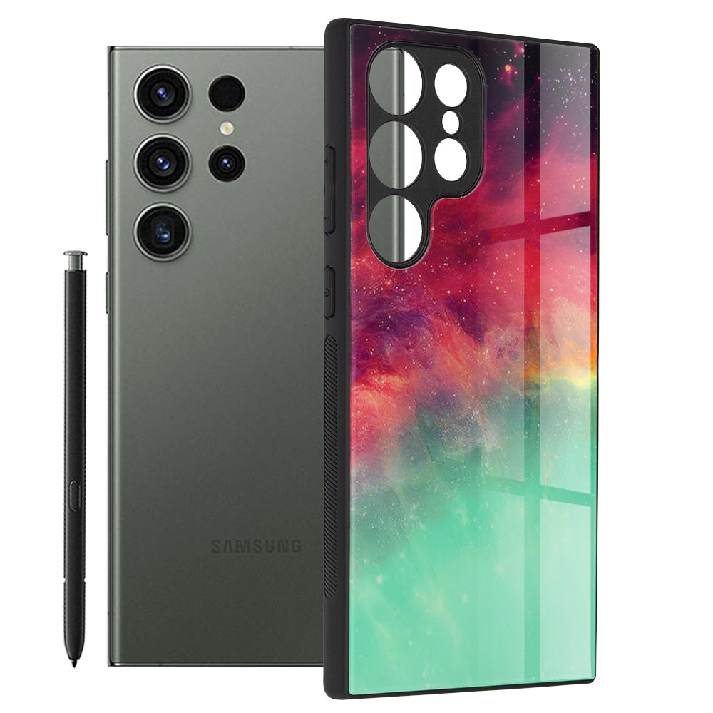 Techsuit Custodia per Samsung Galaxy S23 Ultra S918, Techsuit, Glaze, Turchese