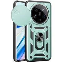 Custodia per Xiaomi 14 Ultra, Techsuit, CamShield, Verde — 3