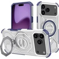 Custodia per Apple iPhone 17 Pro Max, Techsuit, Carbon Shield Pro, Blu — 3