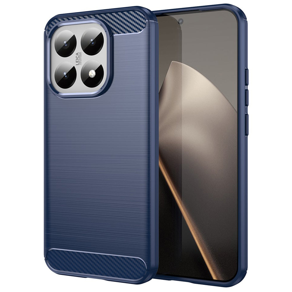 Techsuit Custodia per Xiaomi 15T, Techsuit, Carbonio, Blu