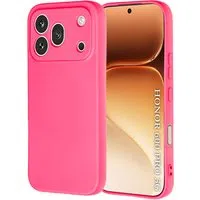 Custodia per Honor 600 Pro, Techsuit, SoftFlex, Rosa Scuro — 3