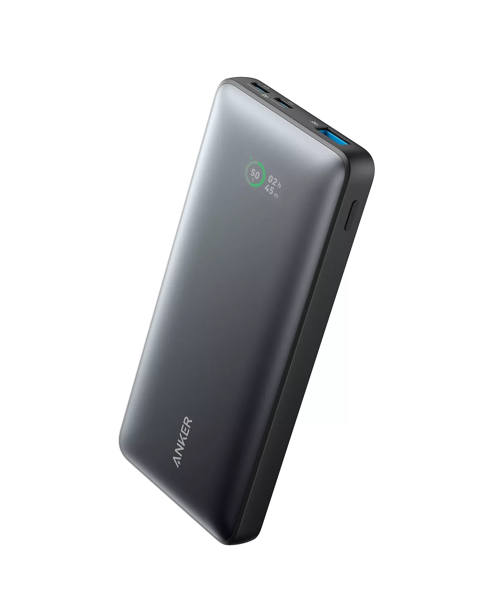 Batteria Esterna Anker 533 PowerCore, 10000mAh, 25W, QC + PD, 1 x USB-A - 2 x USB-C, Nera A1249G11 — 2
