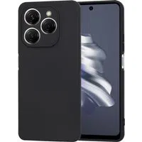 Custodia per Tecno Spark 20 Pro, Techsuit, SoftFlex, Nera — 3