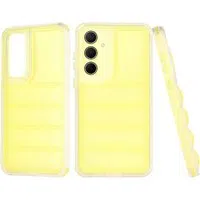 Custodia per Samsung Galaxy A35 5G A356, Techsuit, Wave Shield, Gialla — 3