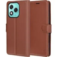 Custodia per Honor 400 Lite, Techsuit, Leather Folio, Marrone — 3