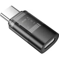 Adattatore Dati e Ricarica Lightning - USB-C HOCO UA36D, Nero — 3