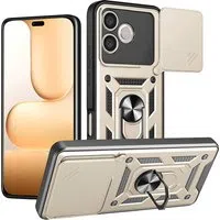 Custodia per Honor 600 Lite, Techsuit, CamShield, Dorata — 3