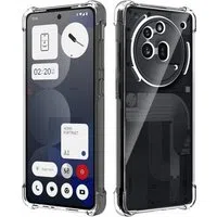Custodia per Nothing Phone (3a) Pro, Techsuit, Shockproof Clear, Trasparente — 3