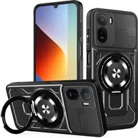 Custodia per Xiaomi Redmi A7 Pro 4G, Techsuit, RuggedCam, Nera — 3