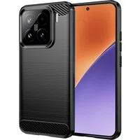 Custodia per Xiaomi 15, Techsuit, Carbonio, Nera — 3