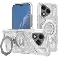Custodia per Honor 400 Lite, Techsuit, Carbon Shield Pro, Bianca — 3
