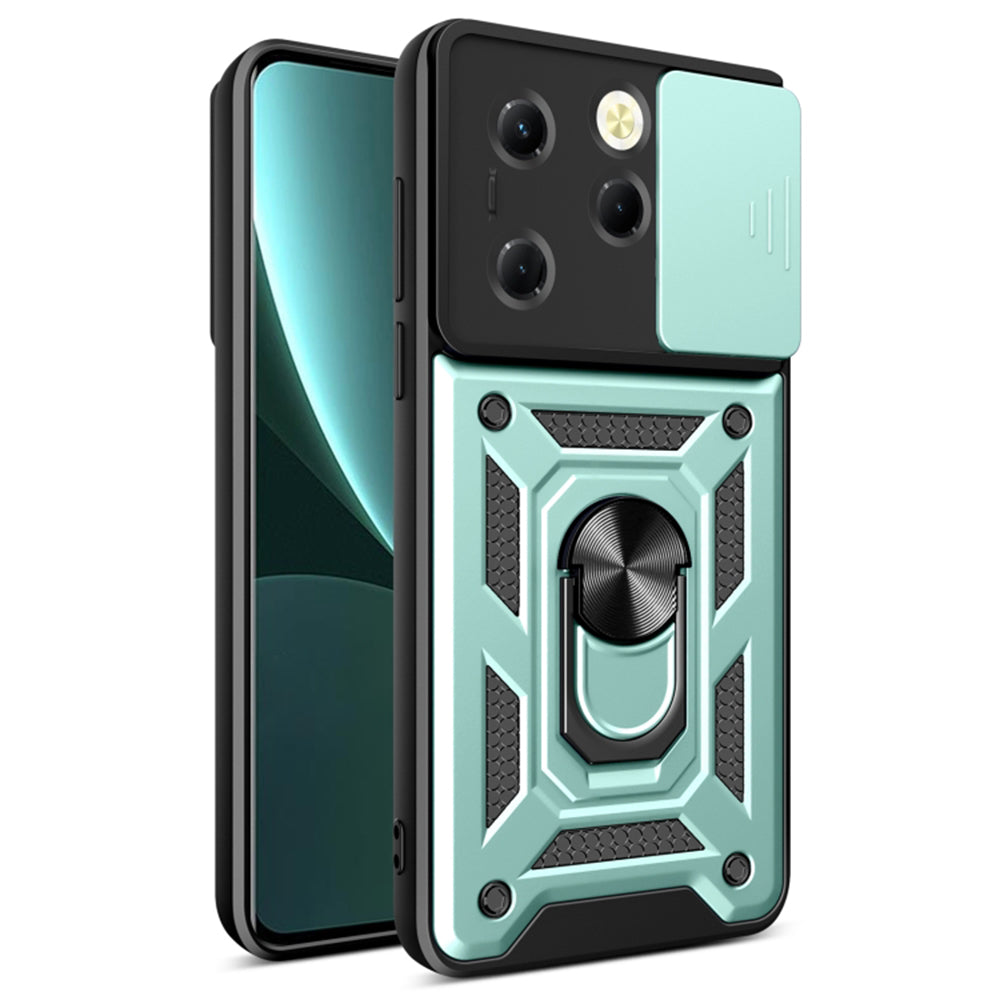 Techsuit Custodia per Tecno Spark 20 Pro / Infinix Hot 40 / Hot 40 Pro, Techsuit, CamShield, Verde